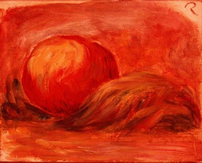 Jablko s listem od Pierre Auguste Renoir