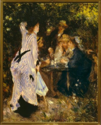 V zahradě (Pod altánem, Moulin de la Galette) od Pierre Auguste Renoir