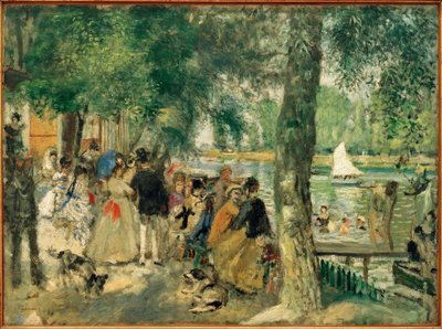 Plavání v Seině / La Grenouillère od Pierre Auguste Renoir
