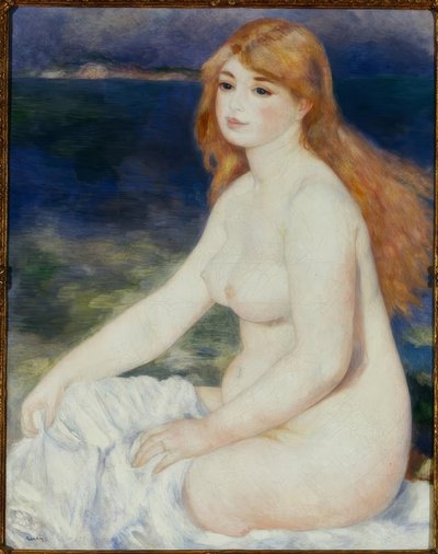 Baigneuse blondýna od Pierre Auguste Renoir