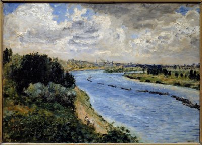 Člun na Seině. Obraz Pierra Auguste Renoira (1841-1919) od Pierre Auguste Renoir