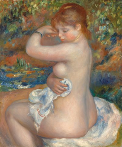 Koupající se; Koupající se od Pierre Auguste Renoir