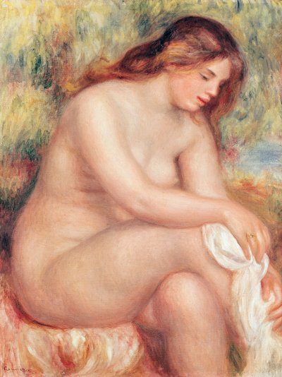 Koupání se suší, kolem roku 1910 od Pierre Auguste Renoir