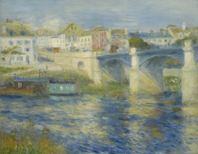 Most u Chatou, kolem roku 1875 (olej na plátně) od Pierre Auguste Renoir