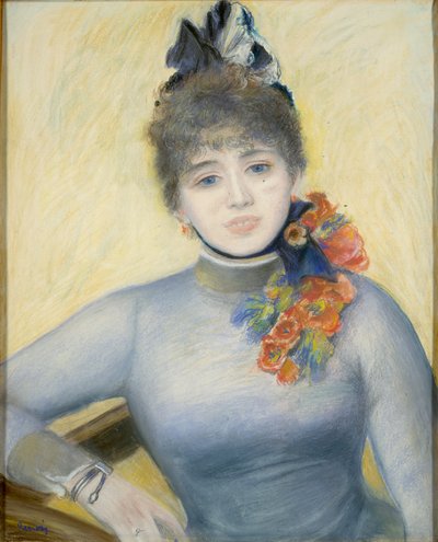 Caroline Remy Séverine, c. 1885. od Pierre Auguste Renoir