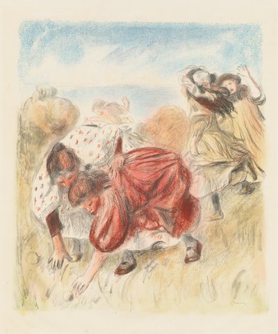 Děti hrají míč Děti hrají míč, 1900. od Pierre-Auguste Renoir