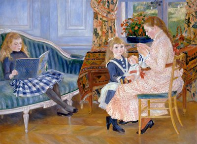 Dětské odpoledne ve Wargemontu, 1884 od Pierre-Auguste Renoir