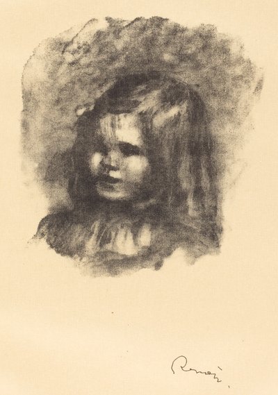 Claude Renoir, odbočil vlevo Claude Renoir, odbočil vlevo, 1904. od Pierre Auguste Renoir