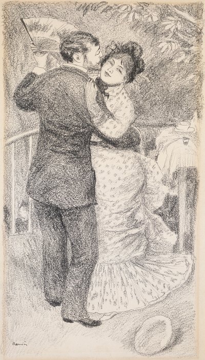 Venkovský tanec, 1883 od Pierre Auguste Renoir