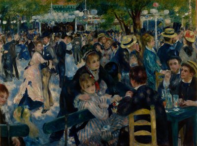 Tanec v Le Moulin de la Galette od Pierre Auguste Renoir