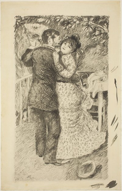 Tanec na venkově, 1883. od Pierre Auguste Renoir