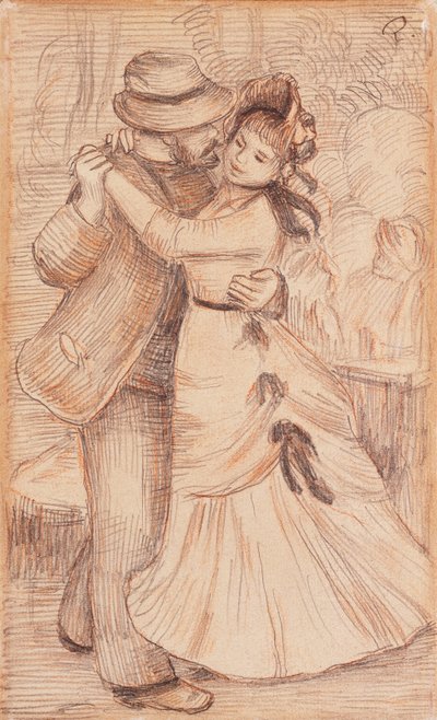 Tanec na venkově, 1883 od Pierre Auguste Renoir