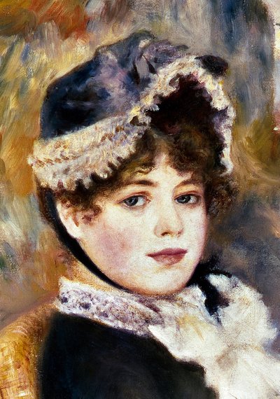 Detail ""Na pláži""". Obraz Pierre Auguste Renoir (Pierre-Auguste od Pierre Auguste Renoir
