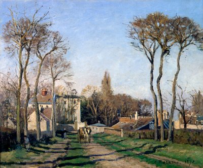 „Vchod do vesnice Voisins, Yvelines“, 1872. od Pierre-Auguste Renoir