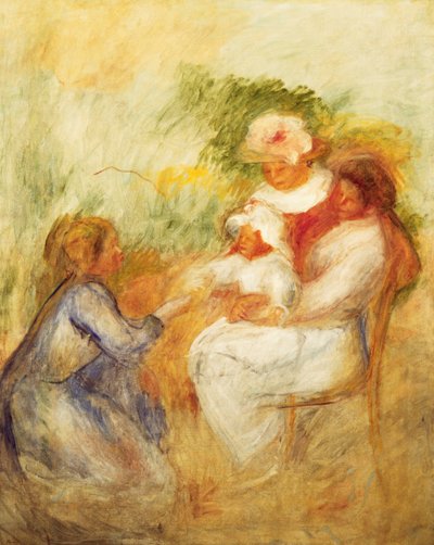 Rodina; Rodina, c. 1896 od Pierre Auguste Renoir
