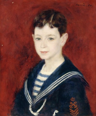 Fernand Halphen jako chlapec, 1880 od Pierre-Auguste Renoir