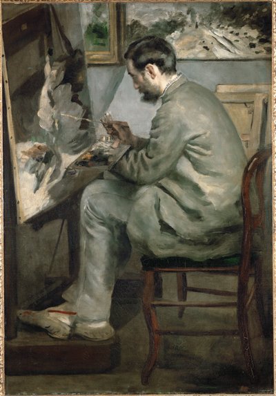 Frederic Bazille, obraz Volavka (olej na plátně) od Pierre Auguste Renoir