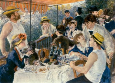 Snídaně veslařů od Pierre Auguste Renoir