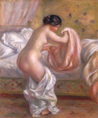 Gabrielle Arising, kolem roku 1909 (olej na plátně) od Pierre-Auguste Renoir
