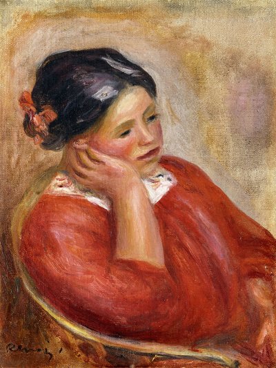 Gabrielle Leaningová; Gabrielle Acoudee, od Pierre Auguste Renoir