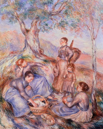 Snídaně kombajnů od Pierra-Auguste Renoira (1841-1919) od Pierre Auguste Renoir