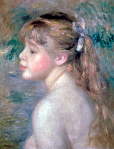 Hlava dítěte, 1892. od Pierre Auguste Renoir