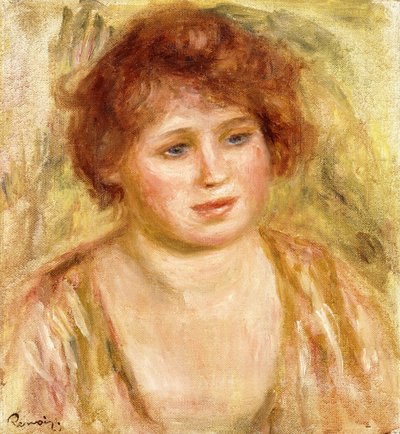 Hlava ženy, 1919 od Pierre-Auguste Renoir