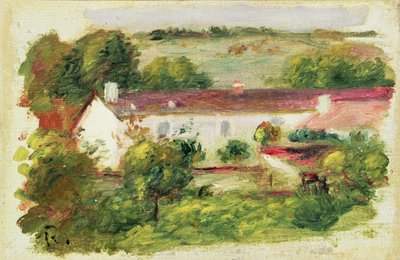 Dům v Essoyes od Pierre-Auguste Renoir