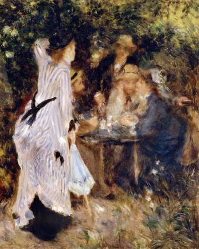 V zahradě Au Jardin du Moulin de la Galette, 1876. od Pierre Auguste Renoir