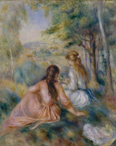 Na louce, 1888-92. od Pierre Auguste Renoir