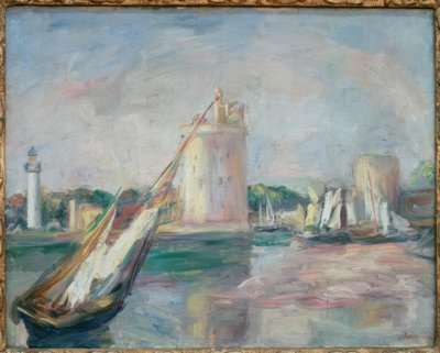 Vjezd do přístavu La Rochelle od Pierre Auguste Renoir