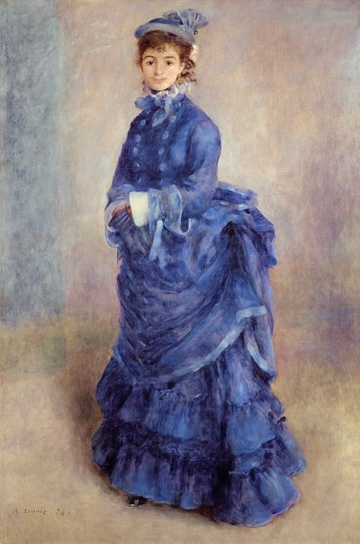 La Parisienne, Modrá dáma od Pierre Auguste Renoir