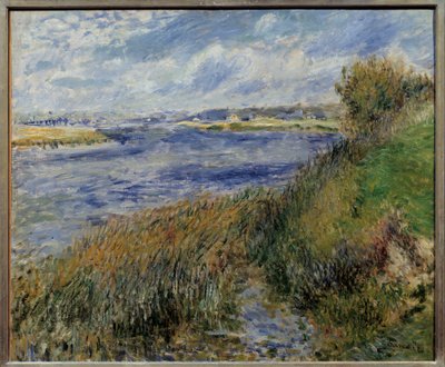 Seina v Champrosay. Obraz Pierra Auguste Renoira (1841-1919) od Pierre Auguste Renoir