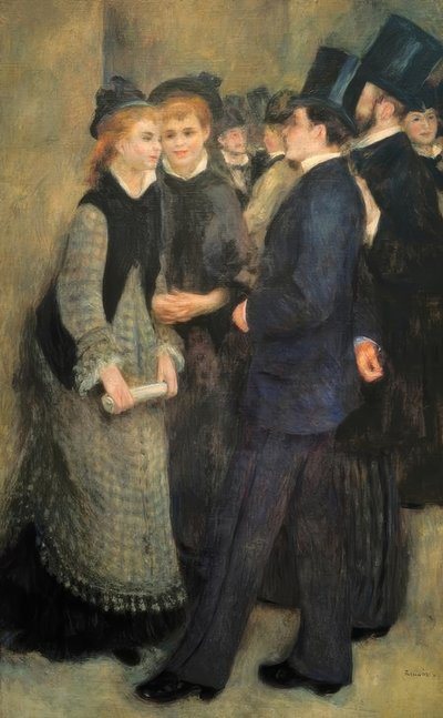 Odchod z konzervatoře od Pierre Auguste Renoir