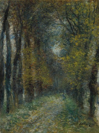 Krytý chodník, 1872 od Pierre Auguste Renoir