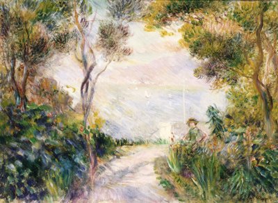 Krajina, konec cesty od Pierre Auguste Renoir