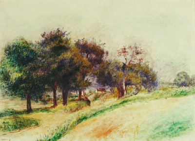 Krajina; výplata, od Pierre Auguste Renoir