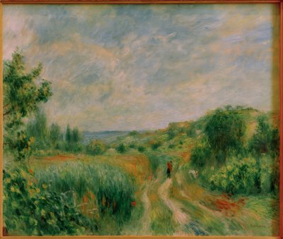 Krajina poblíž Essoyes od Pierre Auguste Renoir