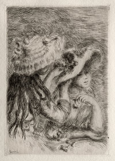 Připnutý klobouk od Pierre Auguste Renoir