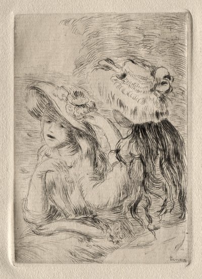 Le Chapeau epinglé. od Pierre Auguste Renoir