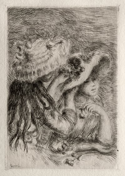 Le Chapeau epinglé, 1894. od Pierre-Auguste Renoir