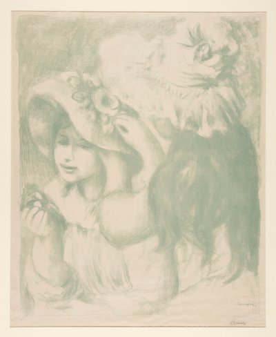 Le Chapeau ?pingl? (Připnutý klobouk) od Pierre Auguste Renoir