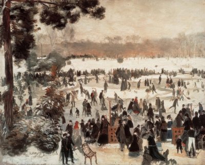 Bruslení v Longchamps od Pierre-Auguste Renoir