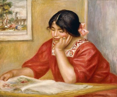 Leontine Reading, 1909 od Pierre Auguste Renoir