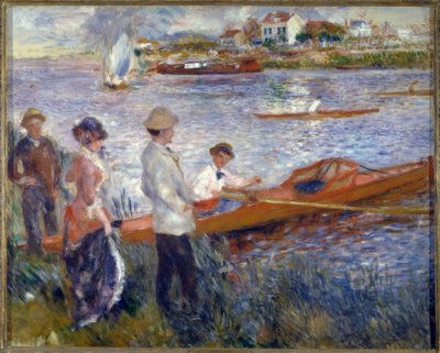Canotiers v Chatou od Pierre Auguste Renoir