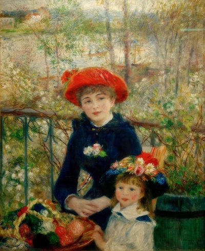 Dvě sestry (na terase) od Pierre Auguste Renoir
