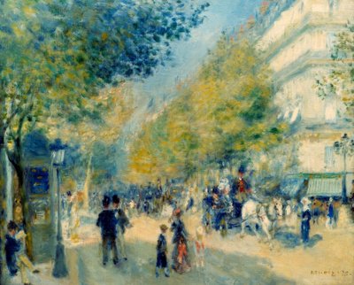 Velké bulváry od Pierre Auguste Renoir