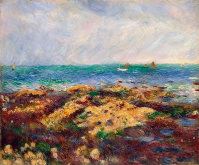 Odliv v Yport, 1883. od Pierre Auguste Renoir