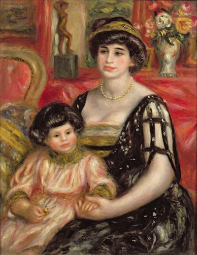 Madame Josse Bernheim-Jeune a její syn Henry, 1910 od Pierre Auguste Renoir