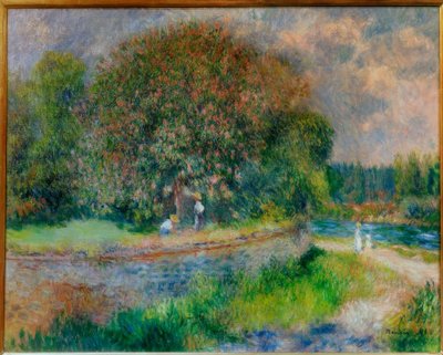 Kvetoucí jírovec od Pierre Auguste Renoir